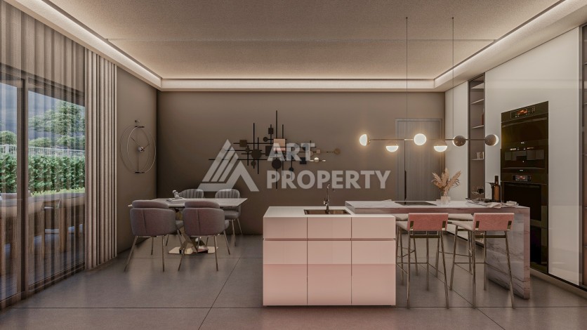 Резиденция премиум-класса с квартирами от 52 до 233 кв.м. в районе Алтынташ, Анталия - Ракурс 27