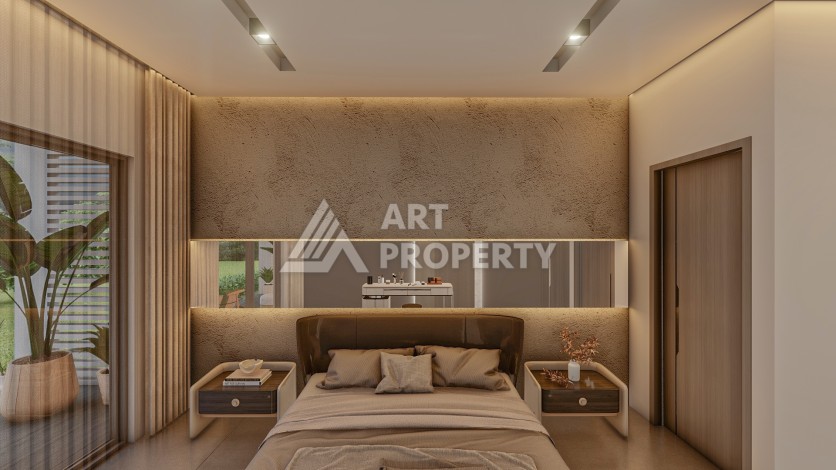 Резиденция премиум-класса с квартирами от 52 до 233 кв.м. в районе Алтынташ, Анталия - Ракурс 36