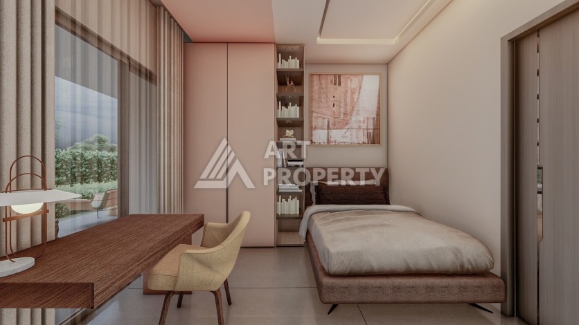 Резиденция премиум-класса с квартирами от 52 до 233 кв.м. в районе Алтынташ, Анталия - Ракурс 39