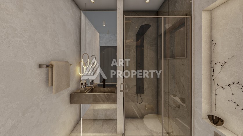 Резиденция премиум-класса с квартирами от 52 до 233 кв.м. в районе Алтынташ, Анталия - Ракурс 42