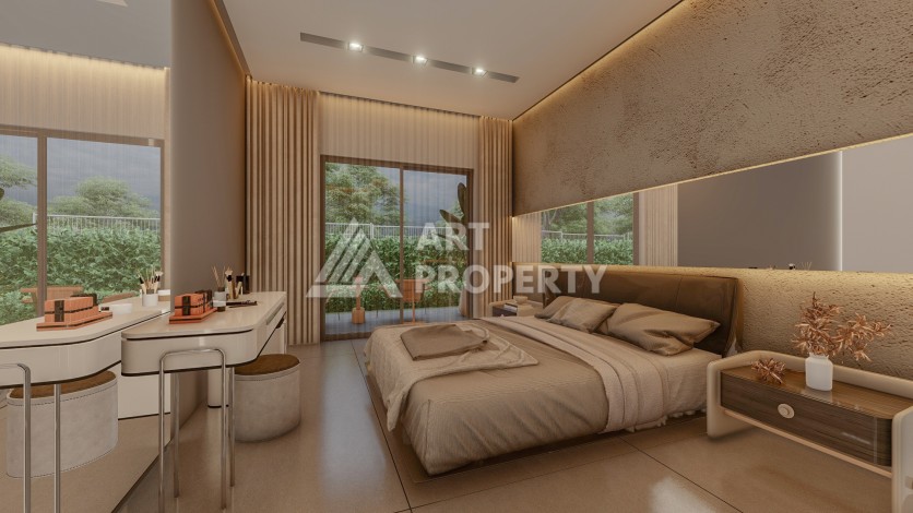 Резиденция премиум-класса с квартирами от 52 до 233 кв.м. в районе Алтынташ, Анталия - Ракурс 46