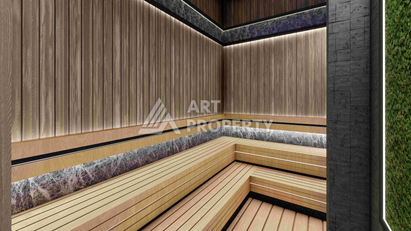 Резиденция премиум-класса с квартирами от 52 до 233 кв.м. в районе Алтынташ, Анталия - Ракурс 54