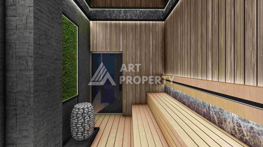 Резиденция премиум-класса с квартирами от 52 до 233 кв.м. в районе Алтынташ, Анталия - Ракурс 55