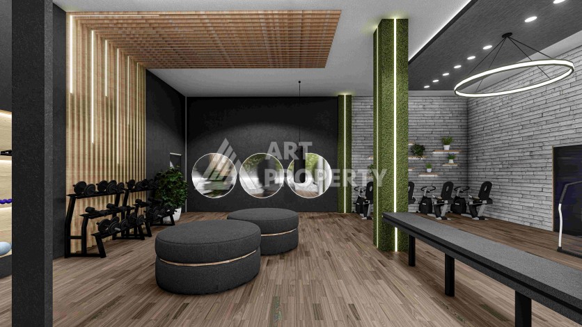 Резиденция премиум-класса с квартирами от 52 до 233 кв.м. в районе Алтынташ, Анталия - Ракурс 62