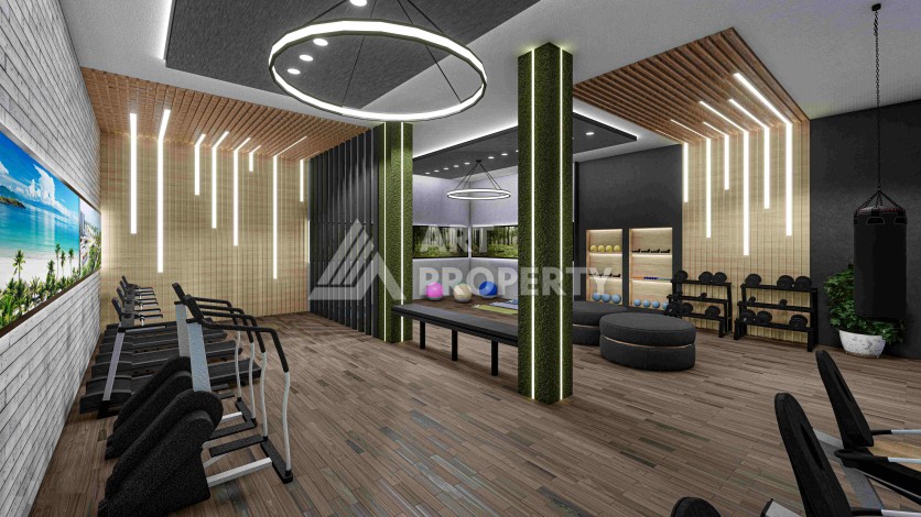 Резиденция премиум-класса с квартирами от 52 до 233 кв.м. в районе Алтынташ, Анталия - Ракурс 66