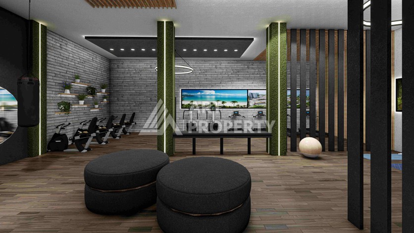 Резиденция премиум-класса с квартирами от 52 до 233 кв.м. в районе Алтынташ, Анталия - Ракурс 67