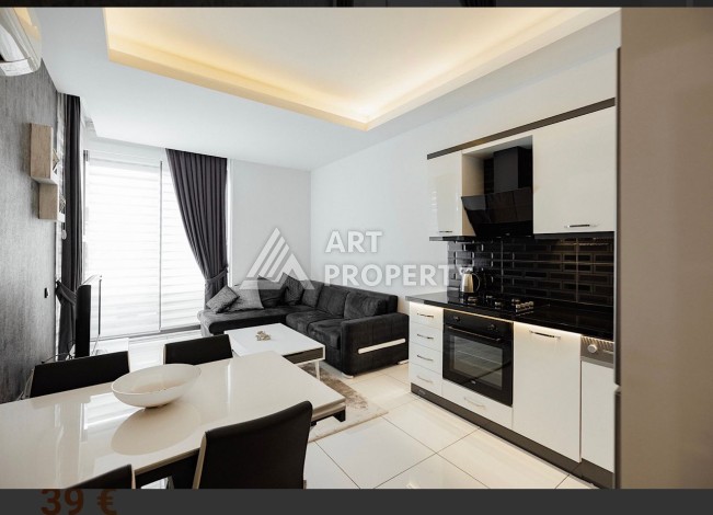 Меблированная квартира 1+1 в центре Алании, 55 кв.м. - Ракурс 2