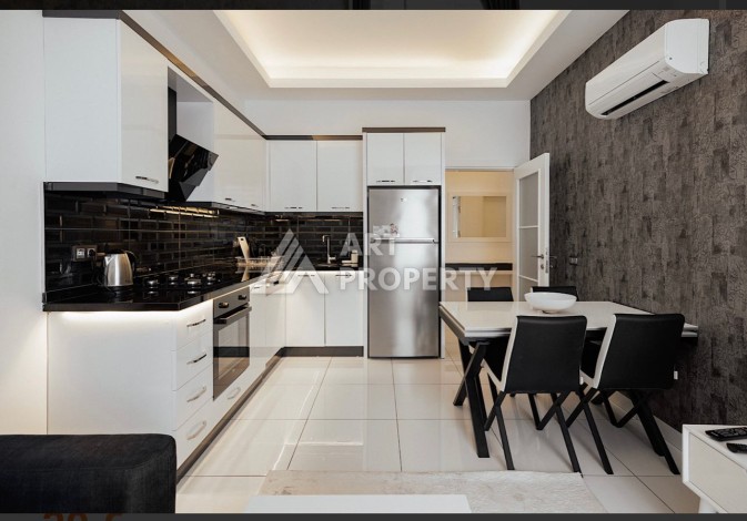 Меблированная квартира 1+1 в центре Алании, 55 кв.м. - Ракурс 5