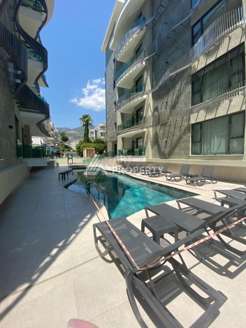 Двухкомнатная квартира в эксклюзивной резиденции, 60 кв.м. Центр, Алания. - Ракурс 5