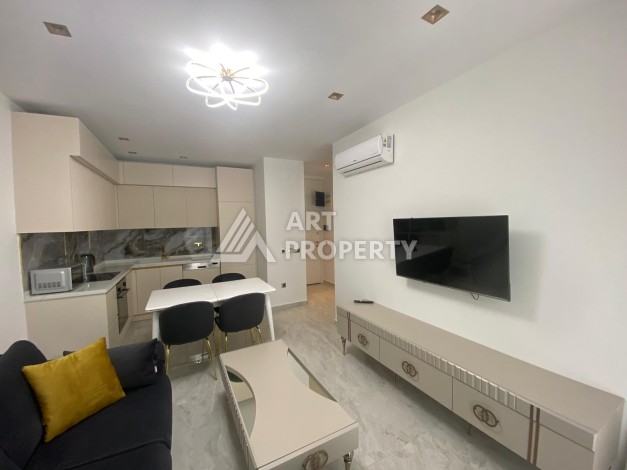 Двухкомнатная квартира в эксклюзивной резиденции, 60 кв.м. Центр, Алания. - Ракурс 7