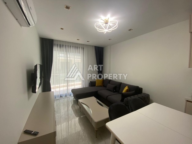 Двухкомнатная квартира в эксклюзивной резиденции, 60 кв.м. Центр, Алания. - Ракурс 8