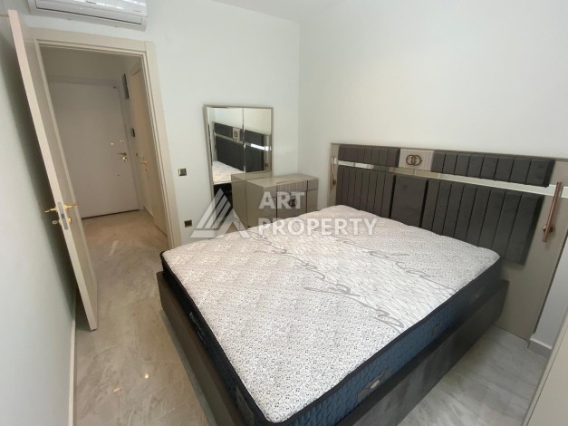 Двухкомнатная квартира в эксклюзивной резиденции, 60 кв.м. Центр, Алания. - Ракурс 15