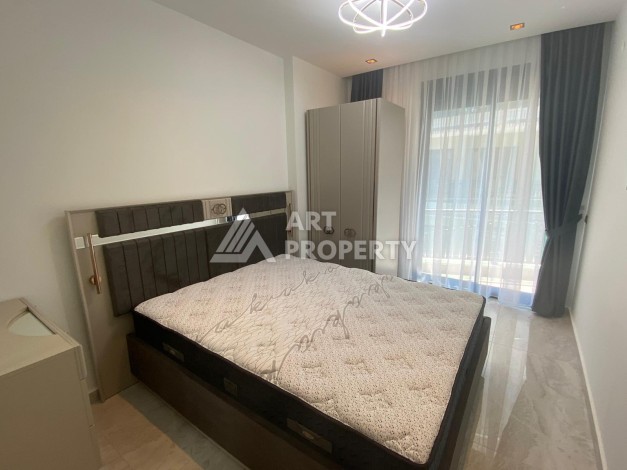 Двухкомнатная квартира в эксклюзивной резиденции, 60 кв.м. Центр, Алания. - Ракурс 16