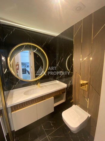 Двухкомнатная квартира в эксклюзивной резиденции, 60 кв.м. Центр, Алания. - Ракурс 17