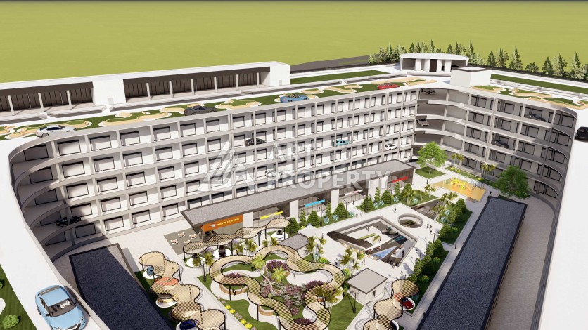Инновационный проект коммерческой недвижимости от 25 до 920 м² в Анталии, Аксу. - Ракурс 6