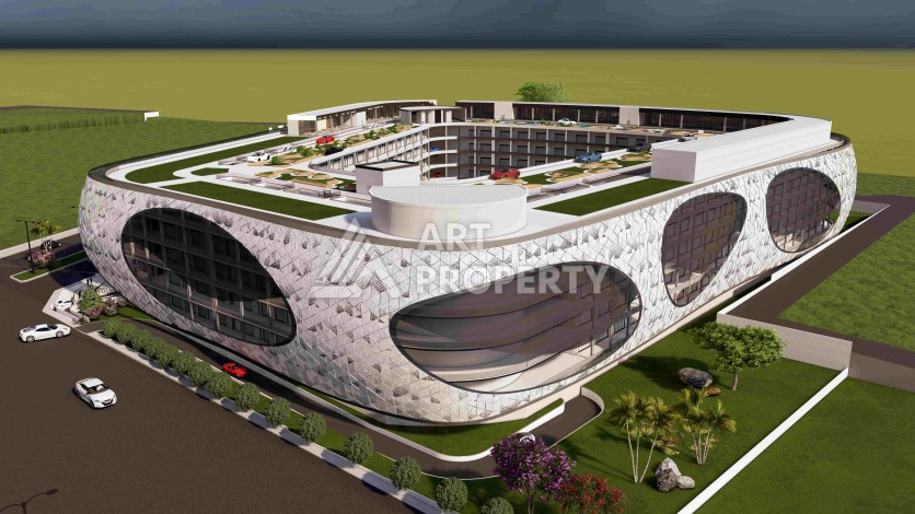 Инновационный проект коммерческой недвижимости от 25 до 920 м² в Анталии, Аксу. - Ракурс 10