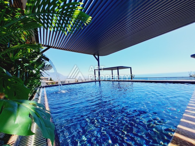 Квартиры 2+1 и 3+1 с видом на море и крепость, от 90 до 110 м². Кучукхасбахче, Алания - Ракурс 3