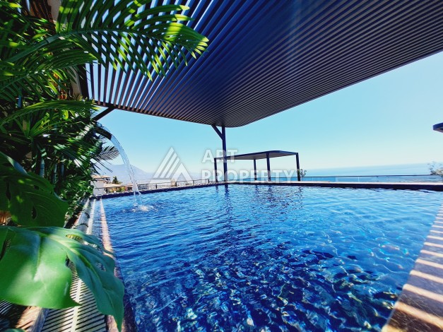 Квартиры 2+1 и 3+1 с видом на море и крепость, от 90 до 110 м². Кучукхасбахче, Алания - Ракурс 4