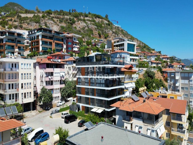 Квартиры 2+1 и 3+1 с видом на море и крепость, от 90 до 110 м². Кучукхасбахче, Алания - Ракурс 6