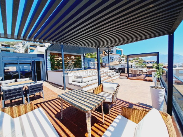 Квартиры 2+1 и 3+1 с видом на море и крепость, от 90 до 110 м². Кучукхасбахче, Алания - Ракурс 18