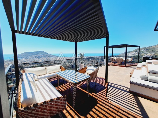 Квартиры 2+1 и 3+1 с видом на море и крепость, от 90 до 110 м². Кучукхасбахче, Алания - Ракурс 21