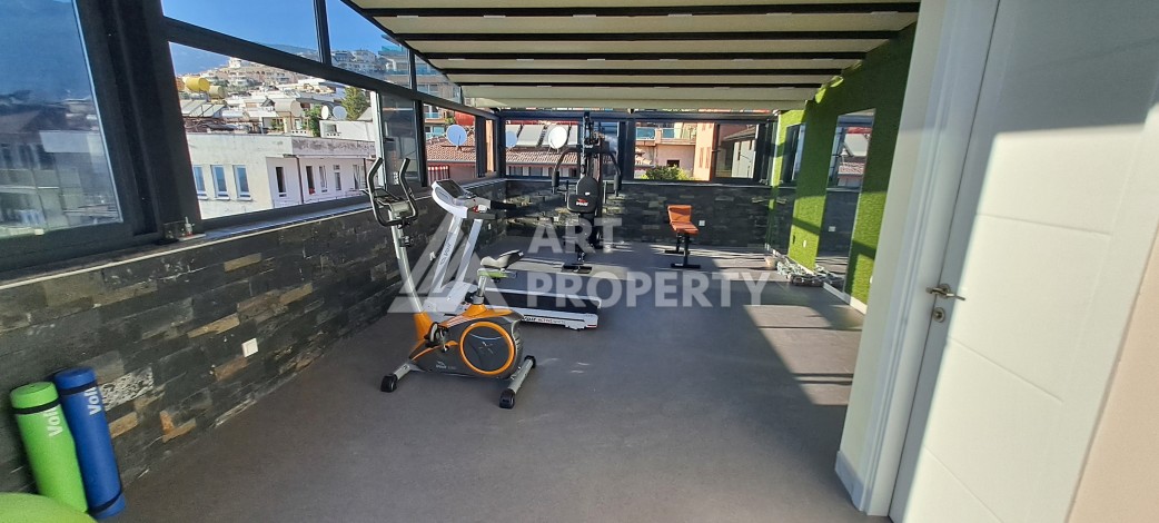 Квартиры 2+1 и 3+1 с видом на море и крепость, от 90 до 110 м². Кучукхасбахче, Алания - Ракурс 28