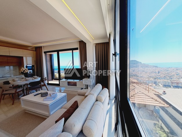 Квартиры 2+1 и 3+1 с видом на море и крепость, от 90 до 110 м². Кучукхасбахче, Алания - Ракурс 29