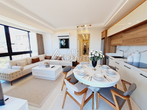 Квартиры 2+1 и 3+1 с видом на море и крепость, от 90 до 110 м². Кучукхасбахче, Алания - Ракурс 30