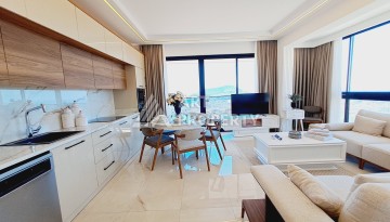 Квартиры 2+1 и 3+1 с видом на море и крепость, от 90 до 110 м². Кучукхасбахче, Алания - Ракурс 32