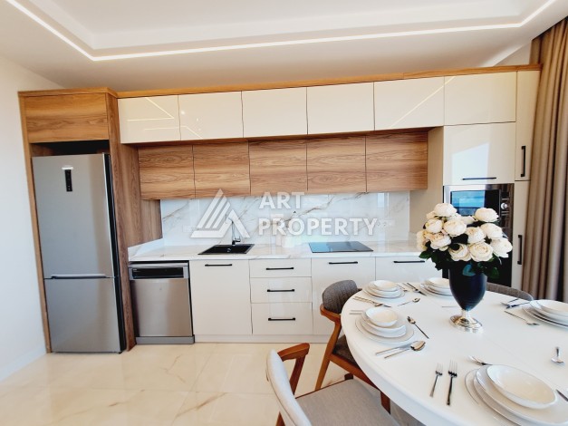 Квартиры 2+1 и 3+1 с видом на море и крепость, от 90 до 110 м². Кучукхасбахче, Алания - Ракурс 32