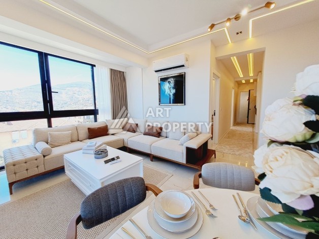 Квартиры 2+1 и 3+1 с видом на море и крепость, от 90 до 110 м². Кучукхасбахче, Алания - Ракурс 33