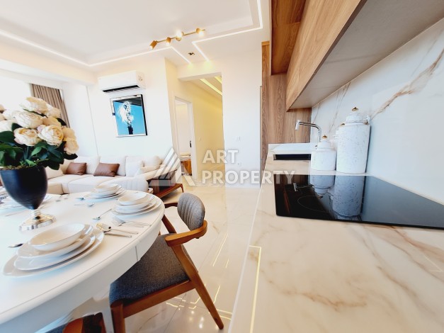 Квартиры 2+1 и 3+1 с видом на море и крепость, от 90 до 110 м². Кучукхасбахче, Алания - Ракурс 34