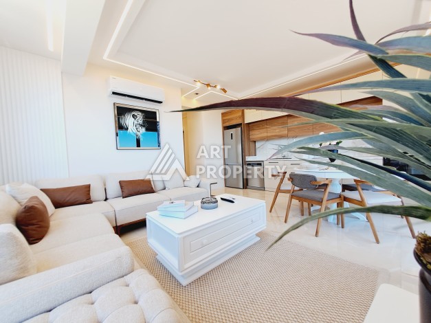 Квартиры 2+1 и 3+1 с видом на море и крепость, от 90 до 110 м². Кучукхасбахче, Алания - Ракурс 35