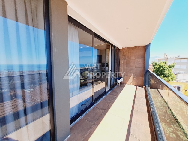 Квартиры 2+1 и 3+1 с видом на море и крепость, от 90 до 110 м². Кучукхасбахче, Алания - Ракурс 36