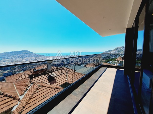 Квартиры 2+1 и 3+1 с видом на море и крепость, от 90 до 110 м². Кучукхасбахче, Алания - Ракурс 37