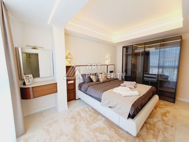 Квартиры 2+1 и 3+1 с видом на море и крепость, от 90 до 110 м². Кучукхасбахче, Алания - Ракурс 39