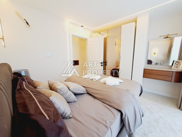 Квартиры 2+1 и 3+1 с видом на море и крепость, от 90 до 110 м². Кучукхасбахче, Алания - Ракурс 40