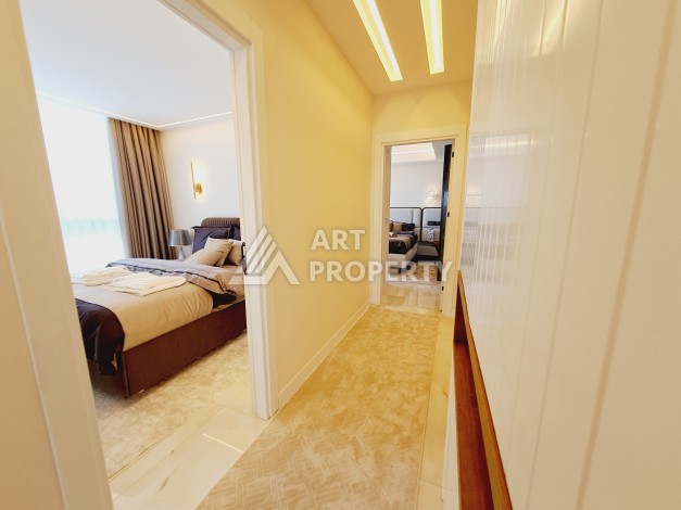 Квартиры 2+1 и 3+1 с видом на море и крепость, от 90 до 110 м². Кучукхасбахче, Алания - Ракурс 43