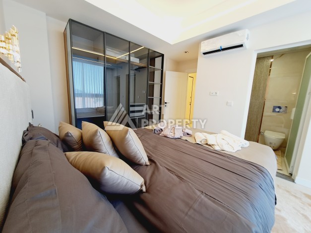 Квартиры 2+1 и 3+1 с видом на море и крепость, от 90 до 110 м². Кучукхасбахче, Алания - Ракурс 46