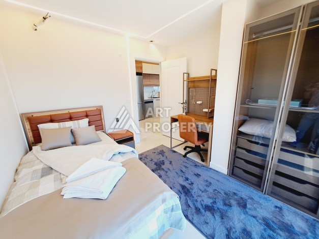 Квартиры 2+1 и 3+1 с видом на море и крепость, от 90 до 110 м². Кучукхасбахче, Алания - Ракурс 47