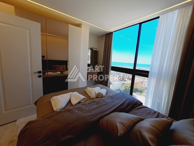 Квартиры 2+1 и 3+1 с видом на море и крепость, от 90 до 110 м². Кучукхасбахче, Алания - Ракурс 50