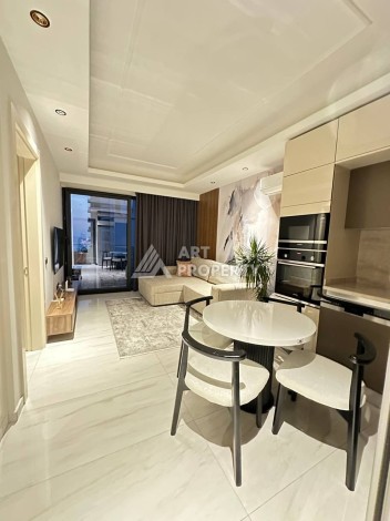 Элитная квартира 1+1 с прямым видом на в Махмутларе, 55 кв.м. - Ракурс 5