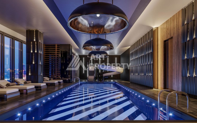 Элитная квартира 1+1 с прямым видом на в Махмутларе, 55 кв.м. - Ракурс 9