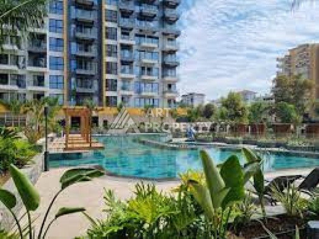 Элитная квартира 1+1 с прямым видом на в Махмутларе, 55 кв.м. - Ракурс 14