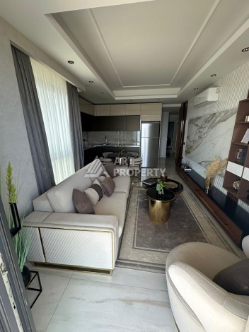 Видовая квартира 2+1 у моря в престижной резиденции, 90 кв.м. Махмутлар, Алания. - Ракурс 4