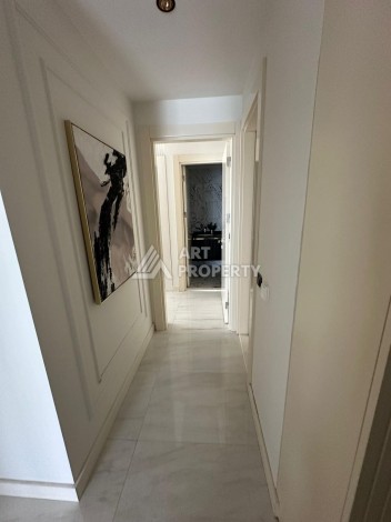 Видовая квартира 2+1 у моря в престижной резиденции, 90 кв.м. Махмутлар, Алания. - Ракурс 7