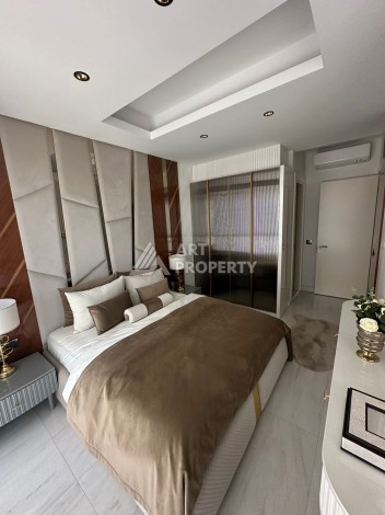 Видовая квартира 2+1 у моря в престижной резиденции, 90 кв.м. Махмутлар, Алания. - Ракурс 10