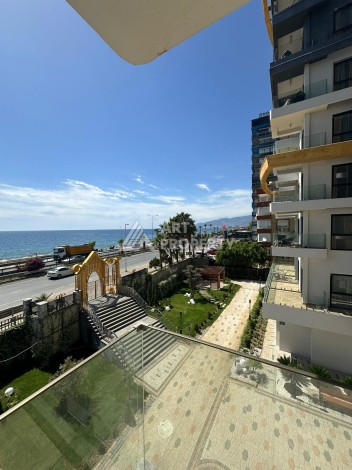 Видовая квартира 2+1 у моря в престижной резиденции, 90 кв.м. Махмутлар, Алания. - Ракурс 14