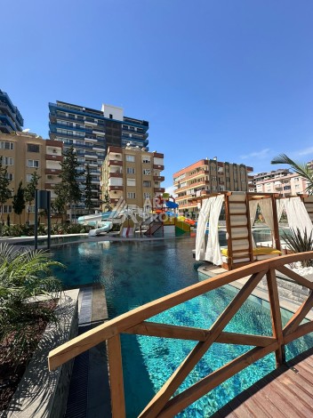 Видовая квартира 2+1 у моря в престижной резиденции, 90 кв.м. Махмутлар, Алания. - Ракурс 16