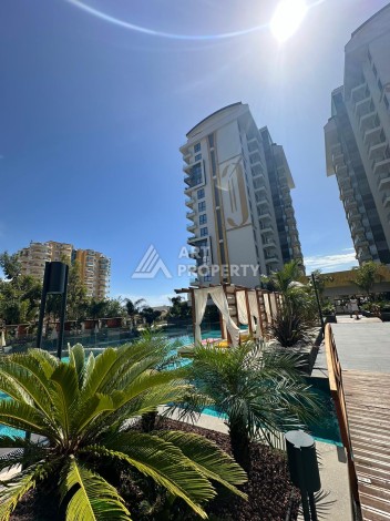 Видовая квартира 2+1 у моря в престижной резиденции, 90 кв.м. Махмутлар, Алания. - Ракурс 17